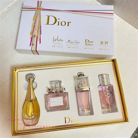 dior perfume set box|christian Dior perfume gift sets.